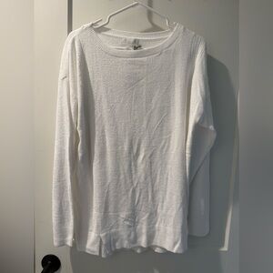 Barefoot Dreams Cozy Chic Ultra Lite Dockside
Pointelle Pullover Sea Salt Large